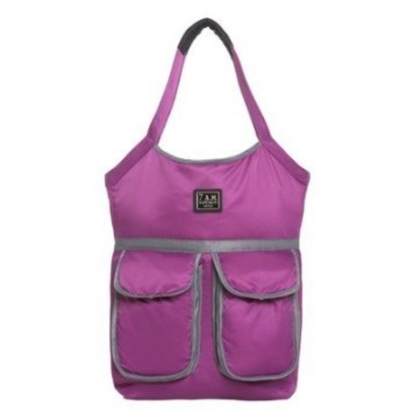 7. A.M Voyage Enfant Barcelona Diaper Bag, Grape - Picture 2 of 4